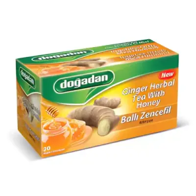 Doğadan Ballı Zencefil Karışık Bitki Çayı 20 Poşet - 1
