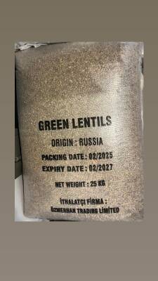 Green Lentıls Yeşil Mercimek 25 kg - 1