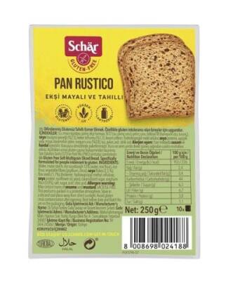 Schar Pan Rustico Gluten Free 250 gr - 1