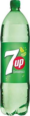 Seven-UP Şekersiz Limon Aromalı Gazlı İçecek 1 Litre - 1