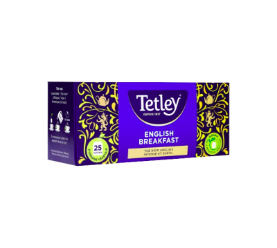 Tetley Tea English Breakfast 25s - 1