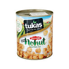 Tukaş Haşlanmış Nohut 800 gr - 1